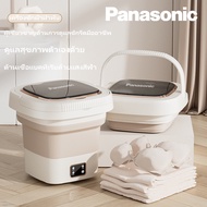 Panasonic เครื่องซักผ้า เครื่องซักผ้า เครื่องซักผ้ามินิ washing machine พับได้ใน1วินาที พับเก็บได้ พกพาสะดวก 9L อัตราการต้านเชื้อแบคทีเรียสูงถึง 99.9% mini ความจุขนาดใหญ่