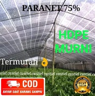 PROMO!!! Jaring Paranet 75% Lebar 3 meter X 10 meter  jaring pelindung tanaman jaring atap