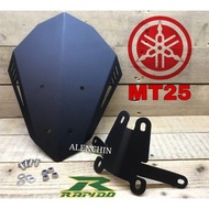 Rapido Yamaha MT-25/03 (Year 2020) Stainless Steel Windshield - Black MT 25 MT25 Windshield