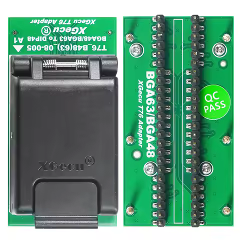 XGECU BGA48 BGA63 TO DIP48 two-in-one adapter/adaptor T76 Programmer B48(63) 08-005 New Dual Head Pr