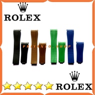 Rubber Strap Rolex Daytona Datejust GMT Rubber B Yacht 20mm Premium Rubber Watch Bend Best Rolex
