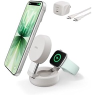 Belkin MagSafe Charger Compatible, 3-in-1 Charging Station, Qi2.2 25W w/Cooling Fan (On/Off Control)