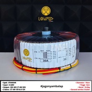 LOWMID STD 30A large pure donut toroid transformer CT 45V 55V 65V STANDARD specs full warranty