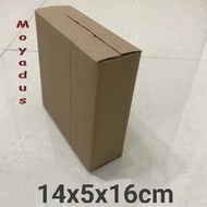kardus/karton/box uk. 14x5x16cm cocok untuk packing, SHEET