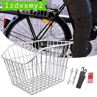 [Lzdxxmy2] Bike Rear Basket Basket for Child Folding Bikes Outdoor Biking