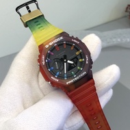 G Shock GA 2100 Rainbow All Function G shock TMJ GA2100 Jam G shock jam tangan g shock Rainbow G sho