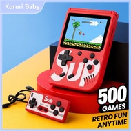 Handheld Game Console Retro Video Game 500 Games Rechargeable TV Output 2 Player Portable