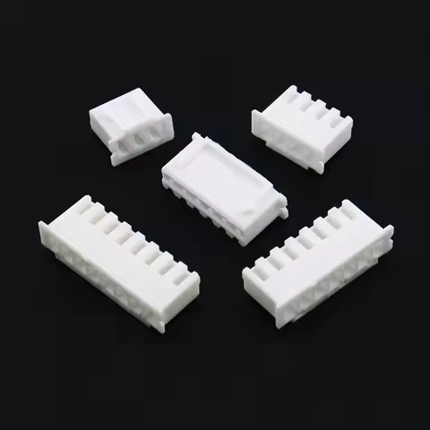 50pcs XH2.54mm-Y 2P/3P/4P/5P/6P/7P/8P/9P/10P-15P 2.54mm Wire Plastic Case Connector Housing