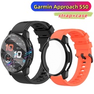 Garmin Approach S50 strap Silicone strap Sports wristband for Garmin Approach S50 case Screen protec