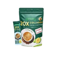 Fitgum 20x Collagen Chia Coffee Mix 10 sachets x 12g (BEWARE OF FAKE)