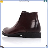 113153 dan 9935 Johnson Shoes mix leather double zipper ankle boots