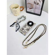 oppo reno 12 casing oppo reno 5f casing Silk Scarf Camellia reno13pro+Crossbody Phone Case oppo Suit