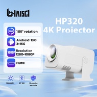Portable LCD Projector HP320 Full HD/4K Decoding 180°Flip For Laptop&Phone Memory 2+16G Android 13.0