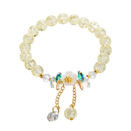 St. Kunkka สร้อยข้อมือเดซี่คริสตัลลูกปัด Gelang Tangan แฟชั่นปรับ Ins เหมาะสำหรับเพื่อนที่ดีที่สุดขอ