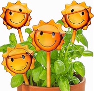 Jiuhexuj Plant Watering Globes - 4 Pack Hand-Blown Plant Watering Devices, Self Watering Globes Wate