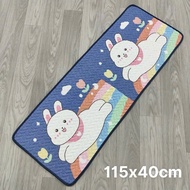 Quilt style kitchen rug