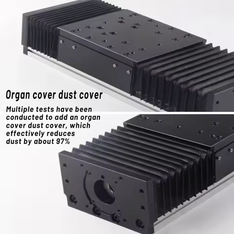 Heavy Duty Linear Slide Table HGR20 Double Guide Rail Ballscrew Linear With Dust Cover SFU2010/2005 