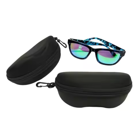 Wholesale Black EVA Sunglasses Glasses Case EVA Glasses Zipper Case Glasses Display Case