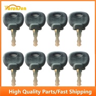 8PCS Heavy Equipment Ignition Key 14707 Fit For JCB New Holland Volvo