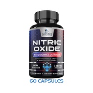 Nitric Oxide for Men L-Arginine L-Citrulline Cardiovascular Support & Improved Circulation - L-Argin