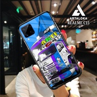 ARTALOKA Case Realme C15 - Casing Realme C15 2021 [ TRUCK ] Silikon Realme C15 - Case Hp Realme C15 