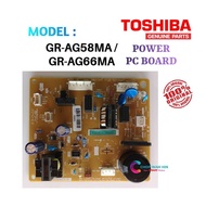 Toshiba Fridge Power PC Board GR-AG58MA GR-AG66MA Power PCB Board Original GRAG66MA/GRAG58MA