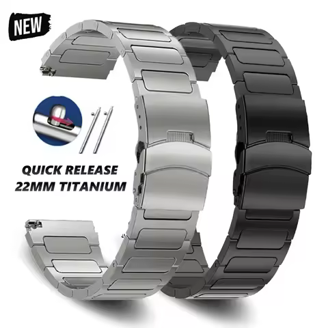 Luxury Titanium Strap for Huawei Ultimate Watch GT6 Pro GT5/4 46mm Business Band for Galaxy Gear S3 