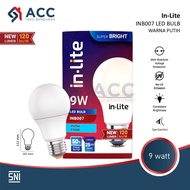 InLite 9 Watt LED Bulb INB007 White 9 Watt
