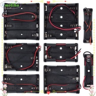 MOLIHA 5pcs/10pcs AA Battery  Multi Slot Black 3.7V/1.5V Batteries Box Clip
