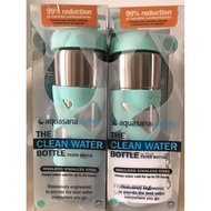 Aquasana Clean water bottle with filter x2
