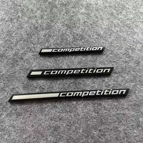 1X ABS COMPETITION Bar Underlined Emblem for Thunder Edition M1 M2 M3 M4 M5 M6 M7 M8 X3M X4M X5M X6M