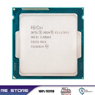 ใช้ Intel E3 Xeon 1270 V3 1270V3โปรเซสเซอร์3.5GHz LGA 1150 8MB Quad Core CPU SR151 CPD
