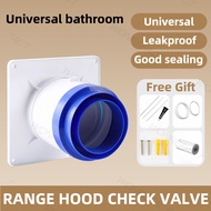 Kitchen Check Valve Universal Range Hood Exhaust Pipe Special Check Valve  Proof Bathroom Check Valv