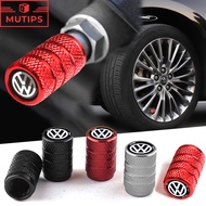 Volkswagen 4Pcs/Set Car Wheel Tire Valves Cap Alloy Stem Air Valve Caps Tyre Cover For VW Polo Jetta