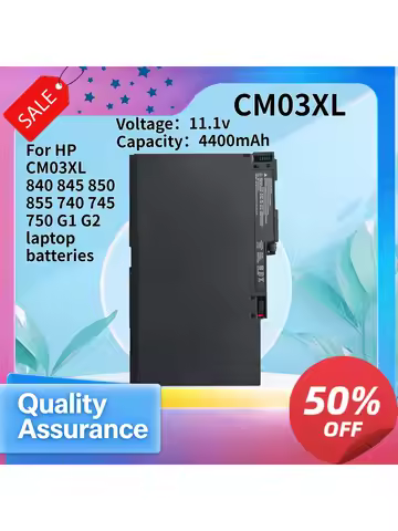 4400mAh 11.1Vhigh quality For HP CM03XL 840 845 850 855 740 745 750 G1 G2 laptop batteries