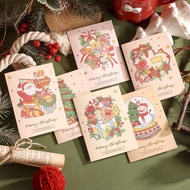 (20 PCS) Christmas Letter Gift Card Note Card