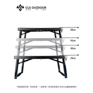 CLS Outdoor Folding Table with Stool Portable Adjustable Picnic Stall Table Camping Car Barbecue Tab