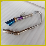 Big elbow pipe Aun 51mm Muffler Exhaust Open Tmx 125/155 Tmx 150 Supremo Euro DL 150 Raider c