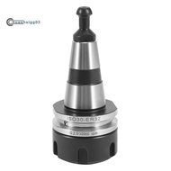 .Balance Chuck ISO30 ER32 50L Balance Collet Lathe Chuck G2.5 30000RPM CNC Tool Holder Stainless Ste