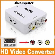 3h computer Hộp chuyển HDMI sang AV HDMI to AV HDMI ra AV - có chip convert từ digital ra analog