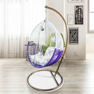 HY&amp; Swing Glider Hanging Basket Rattan Chair Hammock Outdoor Balcony Leisure Rattan Chair Indoor Single Swing One Piece