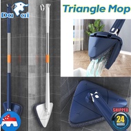 [SG READY STCOK]Mop adjustable 360° rotating self-extrusion hands-free and easy to drain Imitation hand twist