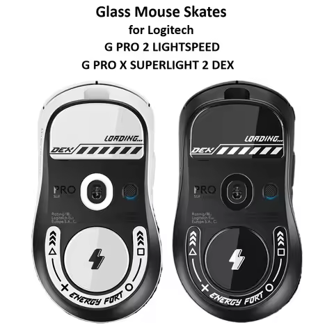 Tempered Glass Mouse Skates for Logitech G PRO X SUPERLIGHT 2 DEX G PRO 2 LIGHTSPEED Version Replace