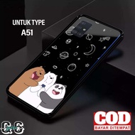 [gsixs_case]case Samsung a51 - case Glossy-Protective)case(we bare bears)softcase hp-case hp-silikon