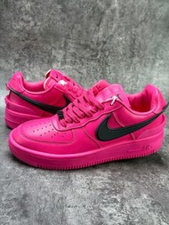 💥現貨💥超吸睛爆款 Nike Air Force 1 Low x AMBUSH 螢光桃粉 街頭潮人必備休閒增高板鞋 | Nike Air Force 1 Low x AMBUSH "Hot Pink"
