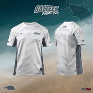 Salteez - Basic Jersey White Grey 2026 SS Fishing Jersey