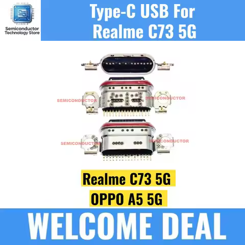 For Realme C73 5G OP A5 5G USB Charging Port Connector USB Charger Dock Jack USB Charger Dock Repair