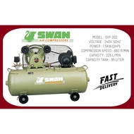 SWAN AIR COMPRESSOR C/W 2HP MOTOR , SVP-202 (85L)