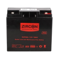12V ZIRCON - A0133432 ZIRCON Battery 18Ah