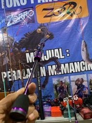 Joran zorro zombie unggu dan putih UL 1.8M dan joran zorro UL